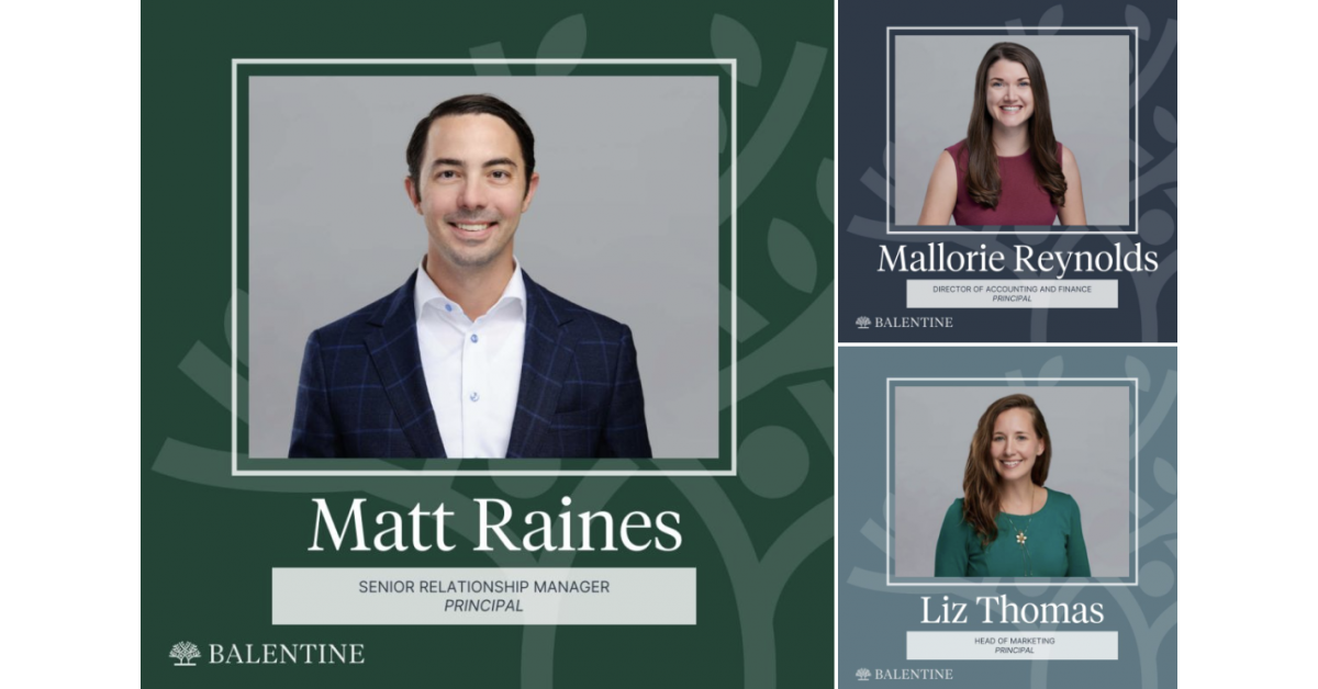 Balentine Strengthens Succession with New Principals