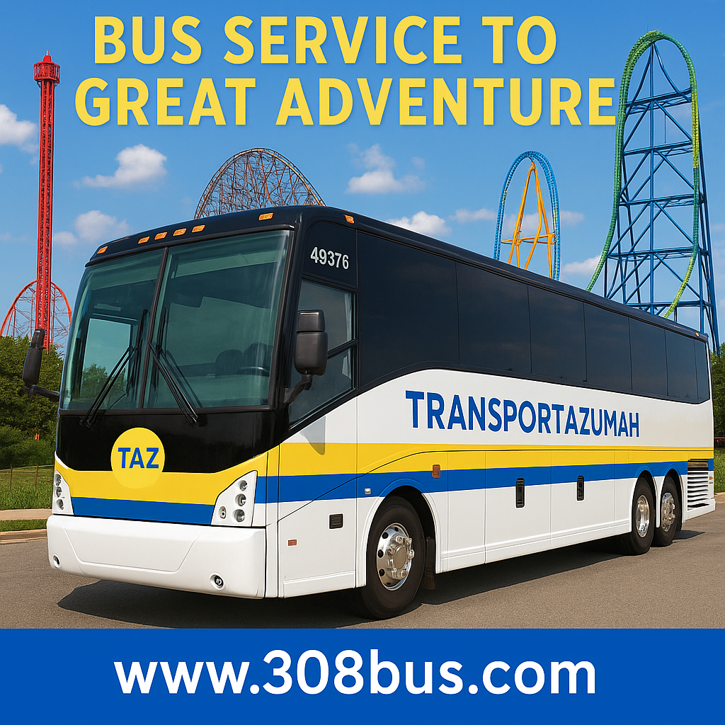 2026 Bus Service From New York City (GWB Bus Station) to Six Flags Great Adventure