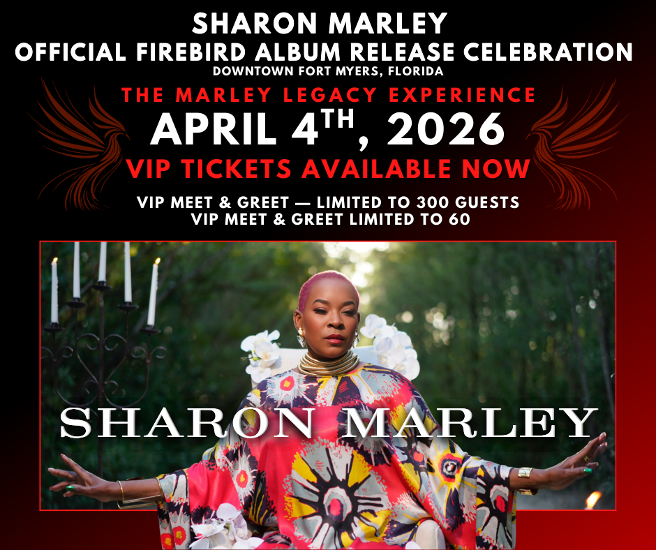 Sharon Marley Announces Official Firebird Album Release Celebration in Fort Myers, Florida