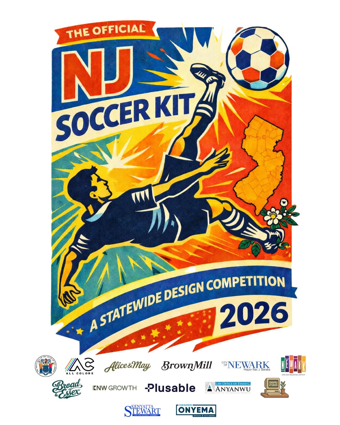 NJ Leaders and Creative Partners Launch Statewide Design Initiative for an Official State Jersey Ahead of World Cup