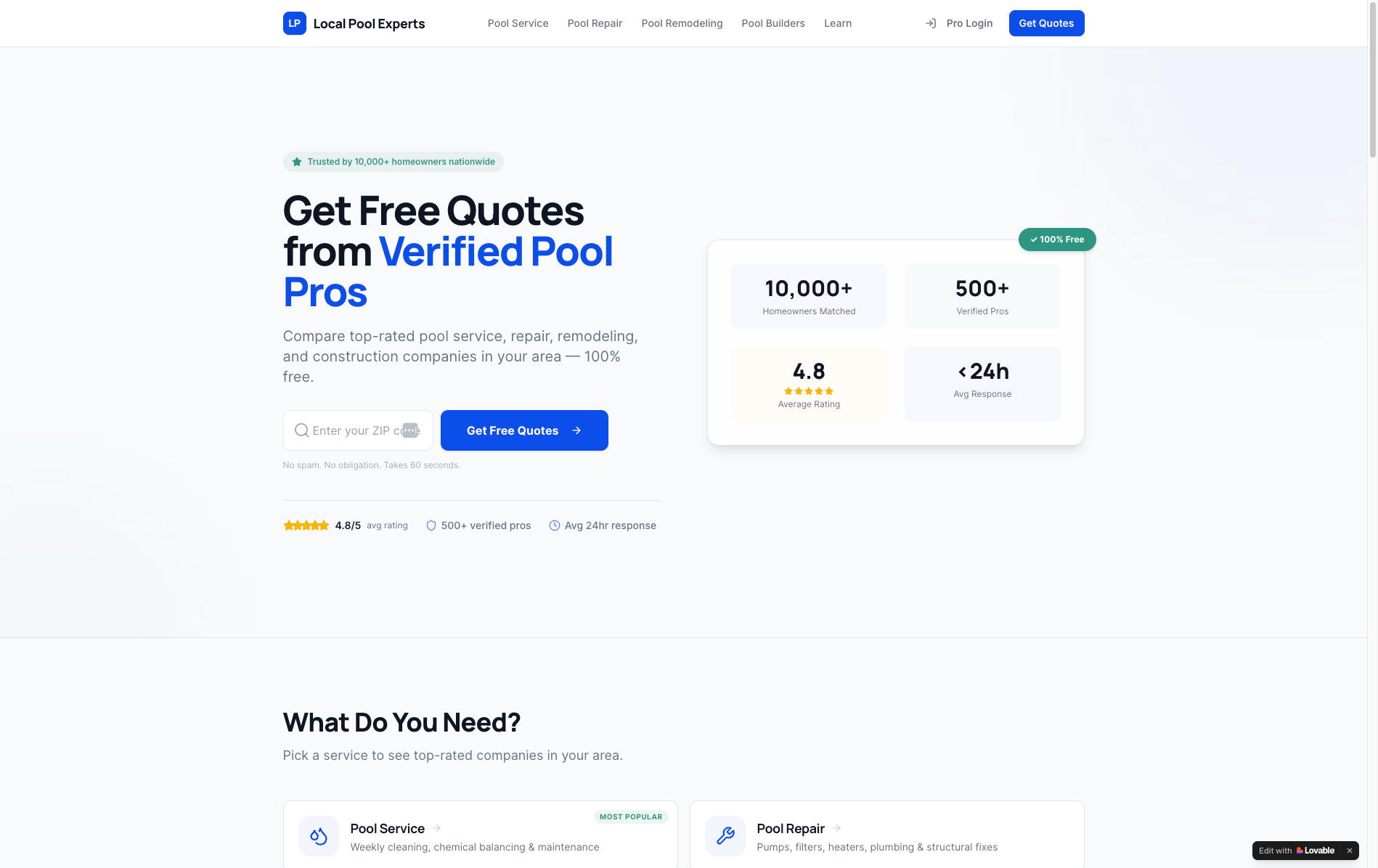 PoolPros.ai Launches as the First AI-Powered National Directory Connecting Homeowners To Verified Pool Professionals