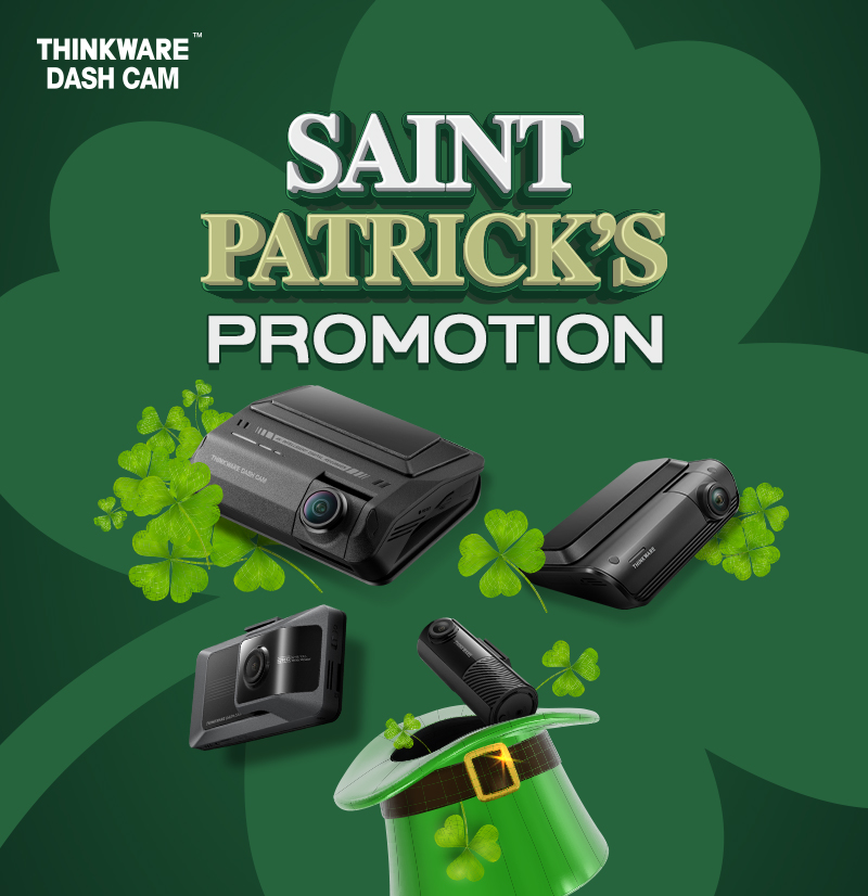 THINKWARE Announces Limited-Time St. Patrick’s Day Discounts on ARC Series and F70 PRO Dash Cams