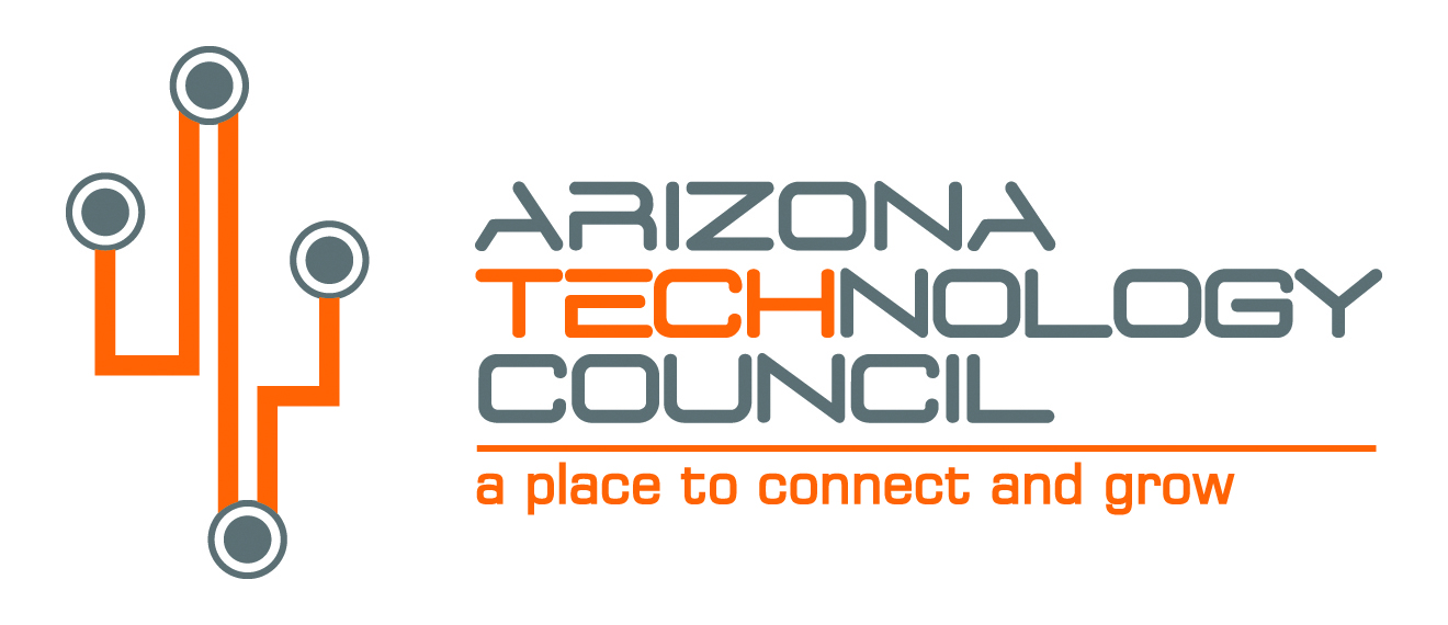 Connect places. Technology Council. Az Awards logo. Az Tech wirtling. Public Fund logo.