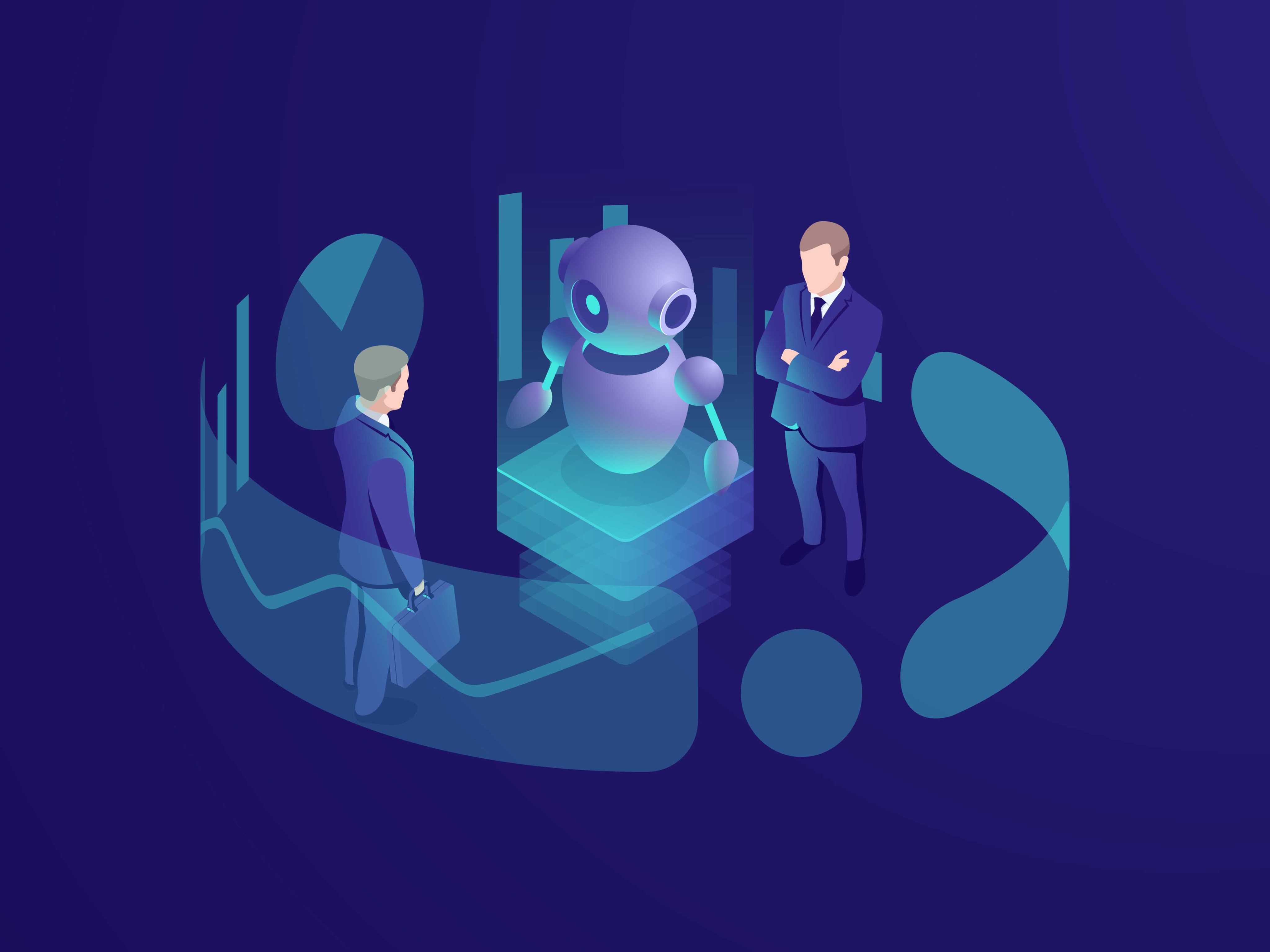 Интеллектуальная доступность. Иллюстрация Artificial Intelligence. Генеративный искусственный интеллект. 3д ИИ иллюстрации. Бизнес концепт.