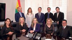 Top row: Mr. Maxim Talan, Ms. Daniela Mérida, His Excellency Mr. Hiroshi Onomura, Mr. Gonzalo Fernández, Mr. Damian Hanny. Bottom row: Ms. Grecia Molina, Ms. Ximena Behoteguy, Ms. Maryna Ovtsynova, Ms. Jimena Sainz, Mr. José Ríos
