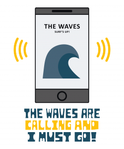 The Early Bum Waves Calling Shirt design
