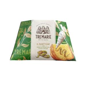 TRE MARIE Panettone with Pistachio Cream in Box
