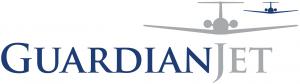 Guardian Jet LLC Logo with two vector airplane images