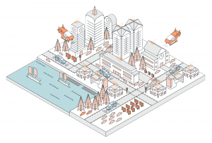 Future Smart City with Empathic AI illustration by Sensum