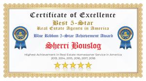 Sherri Bouslog Certificate of Excellence Antioch CA