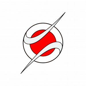 Jump Aero logo: circular design in red and white