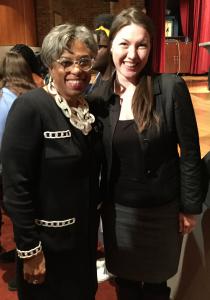 Congresswomen Joyce Beatty with Human Rights Advocate Martine Yang.
