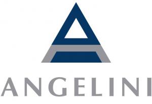 Angelini Pharma Inc, Navy, Gray Triangle shaped logo