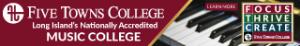 Five Towns College Nationally Accredited Music College with piano