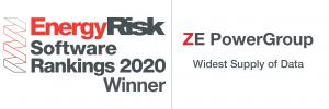 ZE Ranked First in Widest Supply Of Data from the Energy Risk Software Ranking