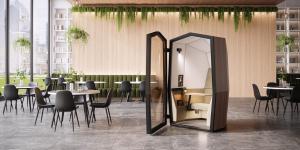Kabin debuts updated privacy pods at NeoCon