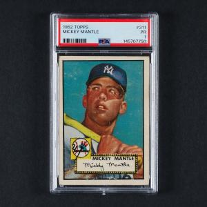 1952 Topps Mantle card leads Miller & Miller sports auction at C$678,750
