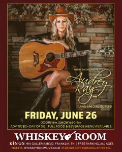Audrey Ray to play Nashville-area showcase June 26