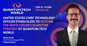 U.S. CTO Ethan Klein to outline White House quantum strategy at Quantum.Tech World