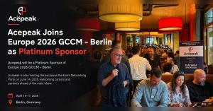 Acepeak signs on as Platinum Sponsor for Europe GCCM Berlin