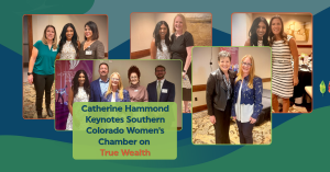 Catherine Hammond tells chamber audience wealth is more than money