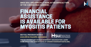 Myositis Support and Understanding financial asssistance program