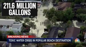 Massive 2019 sewer overflow in Florida.