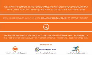 The Foodie Games create meaningful experiences that prepare kids for a fun fulfilling life.