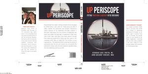 A picture of our dust cover from our new book UP PERISCOPE