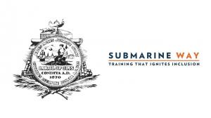 A picture of both the City of Charleston and Submarine Way logos