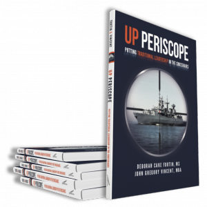 A picture of the cover of our latest book UP PERISCOPE