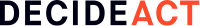 The DecideAct logo (simple graphic with the name in capitals DECIDE in black and ACT in orange)