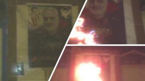 Behbahan- Torching Qassem Soleimani, commander of the terrorist Quds force- June 2020