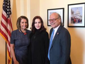 Rep. Steve Cohen discussing horse protection issues with House Speaker Nancy Pelosi and Priscilla Presley in January of 2019 | Photo Credit: Marty Irby