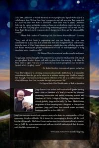 Into The Unknown-The Miraculous Life Of A Rambling Prophet by Jorge Parrott Back Cover