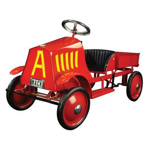 Steelcraft Mack dump truck pedal car, red, contemporary, 44 in., $1,368. Photo: Bertoia Auctions
