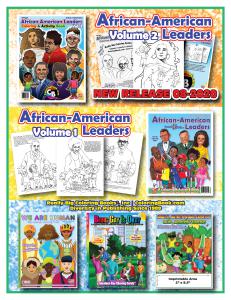 African American Leaders Coloring Books.