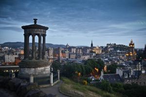 A view over Edinburgh