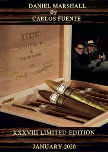 Historic Daniel Marshall x Carlos Fuente XXXVIII Cigar Limited Edition 2020