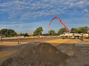 Concrete Pour for new Dredge Assembly Facility