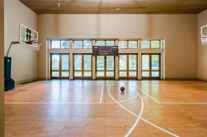 Interior basketball court at Arbor Hill.