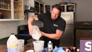 Tim Phelps on HGTV Show Reworking a Countertop the iCoat way.