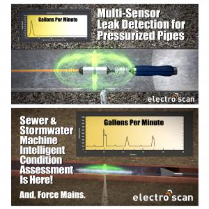 Electro Scan's holistic approach to assess drinking water and conveyance pipelines.