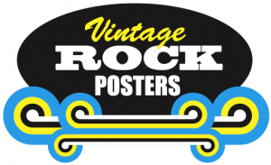 vintage rock poster logo