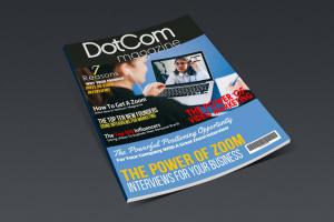 Issue of DotCom Magazine's Entrepreneur Spotlight Series