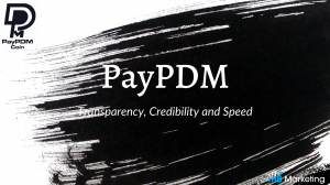 PayPDM is a platform that brings transparency, credibility and speed to traditional financing with the use of blockchain technology.