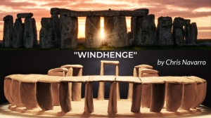 4.	‘’WINDHENGE’’ inspired after the famous Stonehenge.