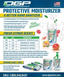 DGP Hand Sanitizer product guide
