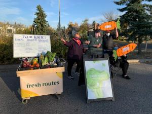 Fresh Routes' Mobile Grocery Stores bring healthy, fresh, and affordable food into neighbourhoods facing barriers — allowing choice, maintaining dignity, and building community