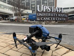 COVID-19 Test Kit Deliveries by Drone at SUNY Upstate University Hospital in Syracuse